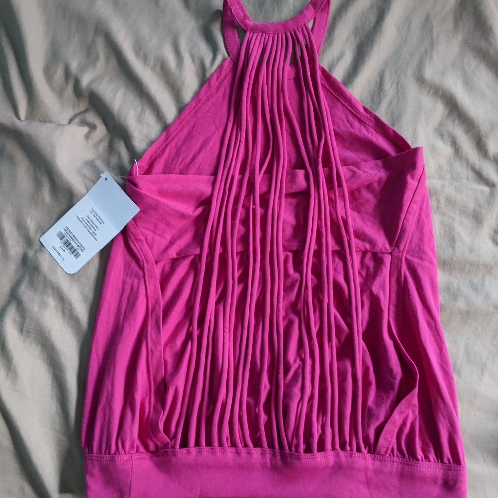 Fabletics open back multi-strap halter top